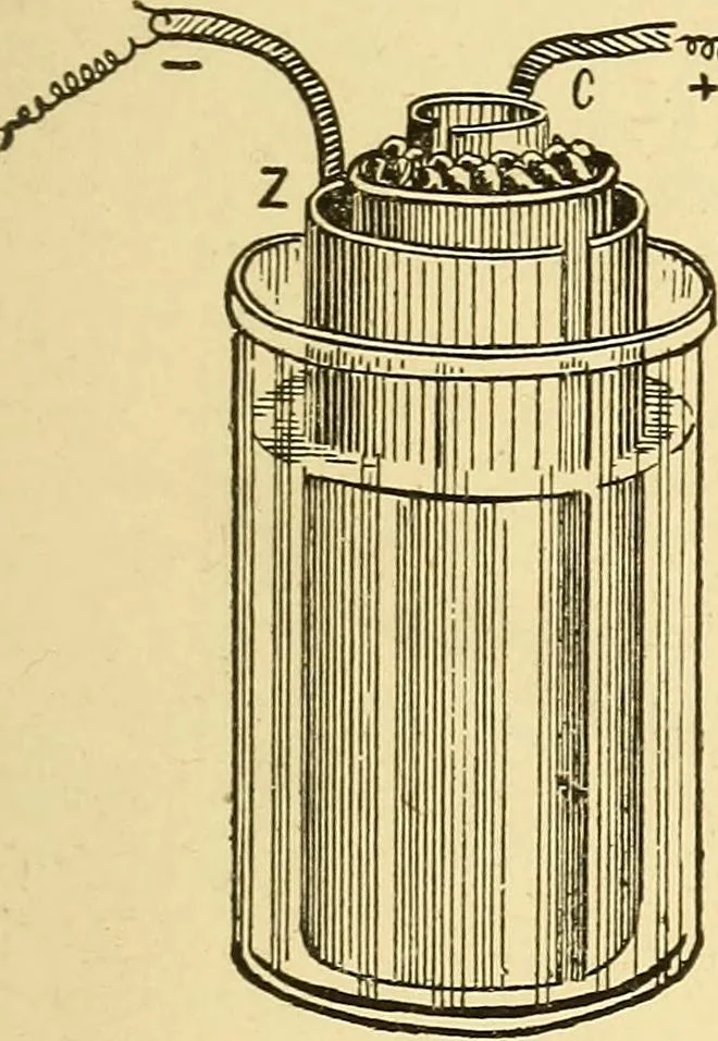 An illustration from A dictionary of electrical words, terms and phrases, 1898, leaf 95
