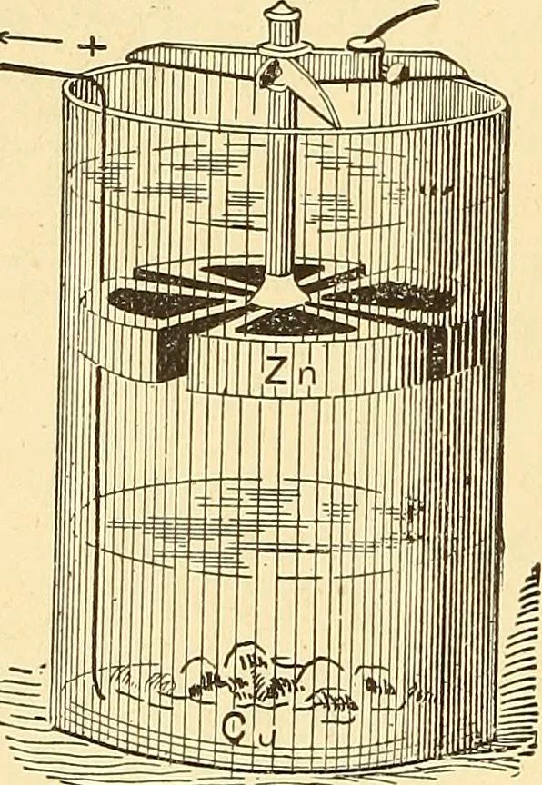 An illustration from A dictionary of electrical words, terms and phrases, 1898, leaf 96