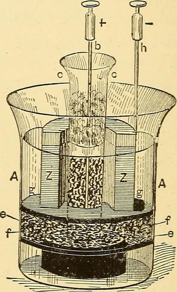 An illustration from A dictionary of electrical words, terms and phrases, 1896, leaf 100