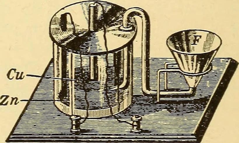 An illustration from A dictionary of electrical words, terms and phrases, 1896, leaf 102