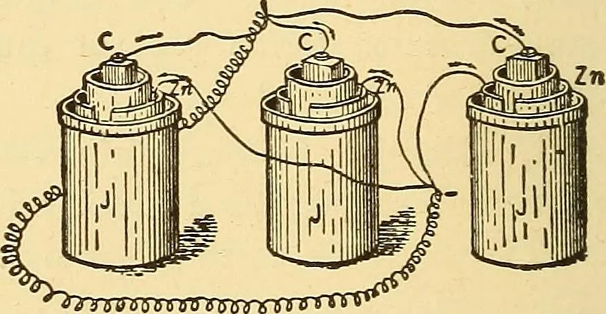 An illustration from A dictionary of electrical words, terms and phrases, 1896, leaf 110
