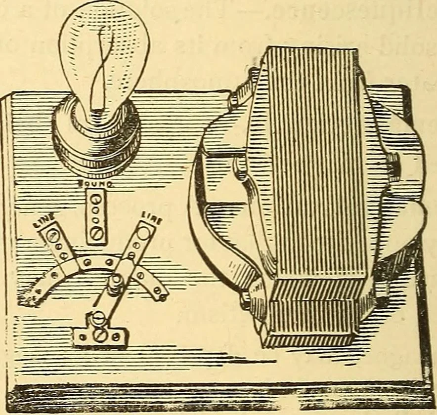 An illustration from A dictionary of electrical words, terms and phrases, 1896, leaf 168