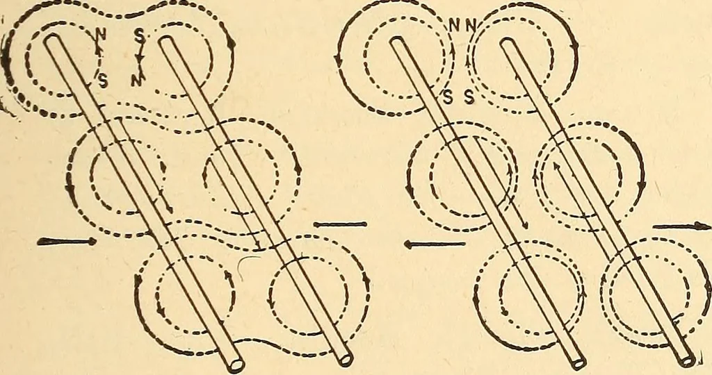 An illustration from A dictionary of electrical words, terms and phrases, 1896, leaf 189