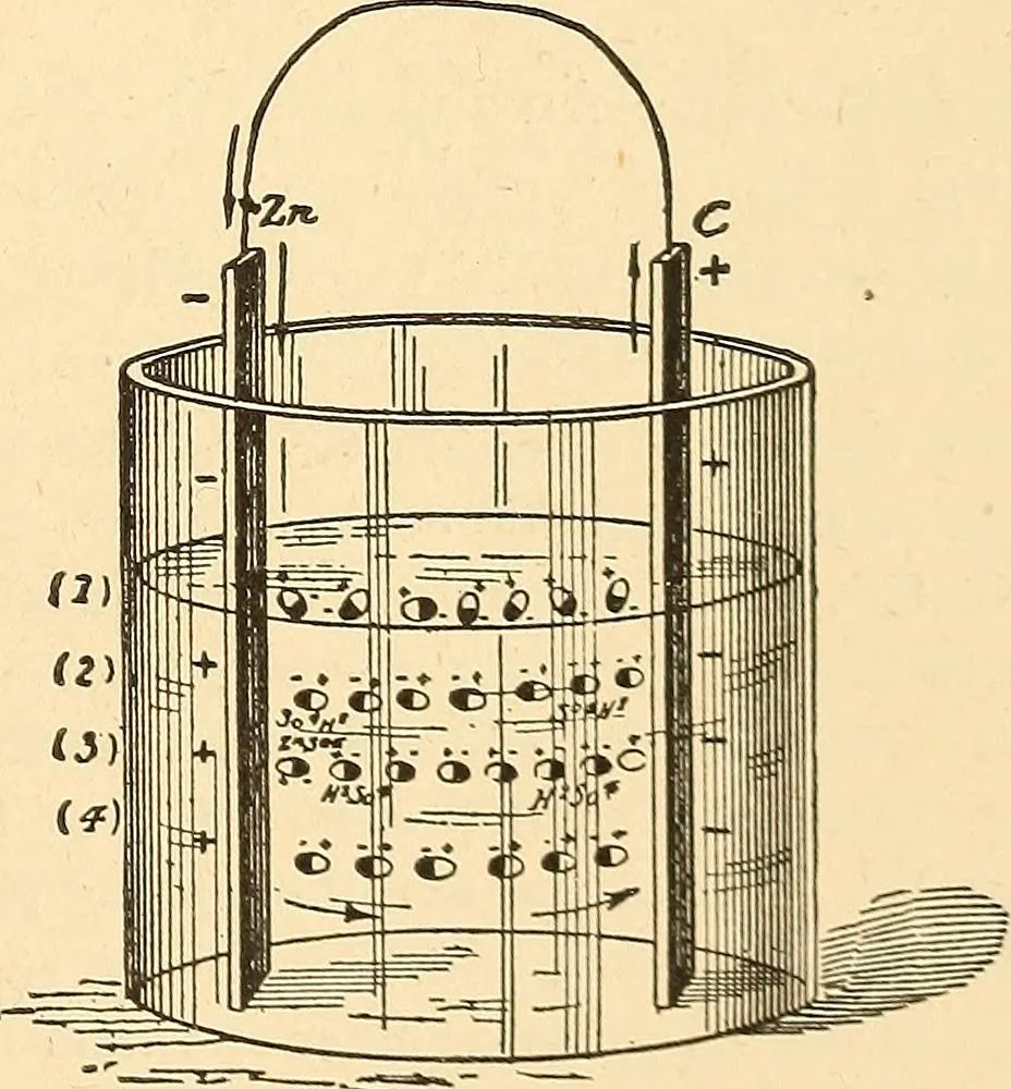 An illustration from A dictionary of electrical words, terms and phrases, 1896, leaf 283