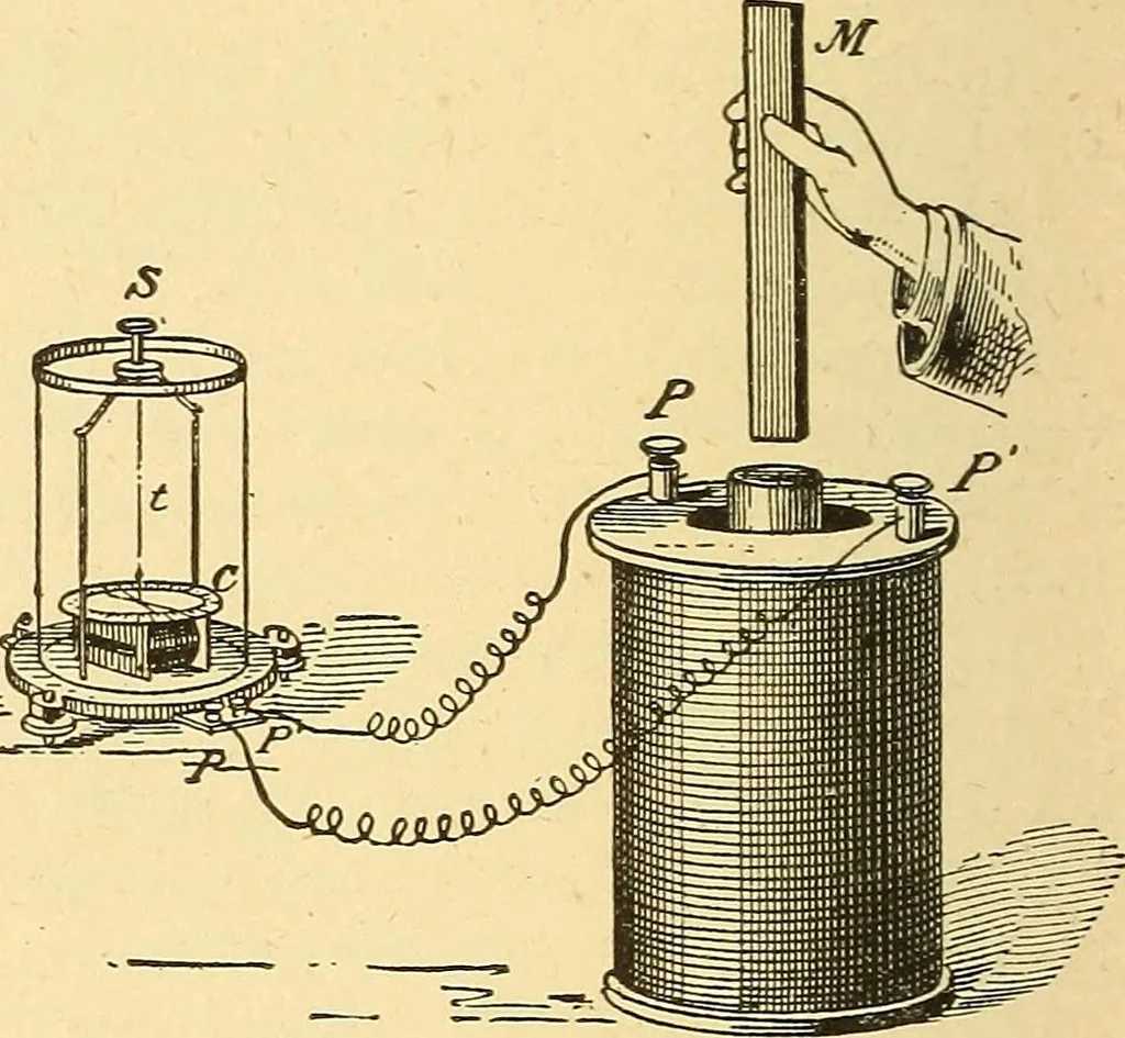 An illustration from A dictionary of electrical words, terms and phrases, 1896, leaf 294
