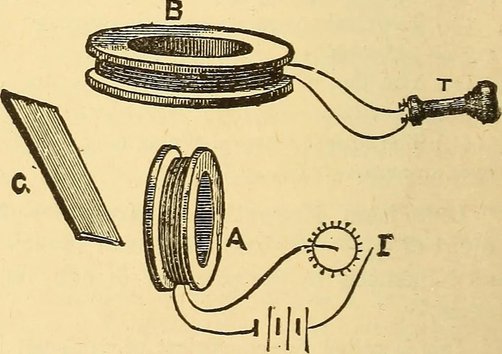An illustration from A dictionary of electrical words, terms and phrases, 1896, leaf 298