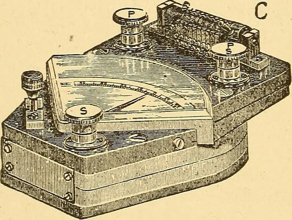 An illustration from A dictionary of electrical words, terms and phrases, 1896, leaf 30