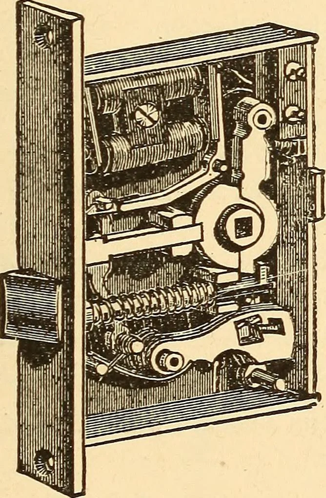 An illustration from A dictionary of electrical words, terms and phrases, 1896, leaf 335