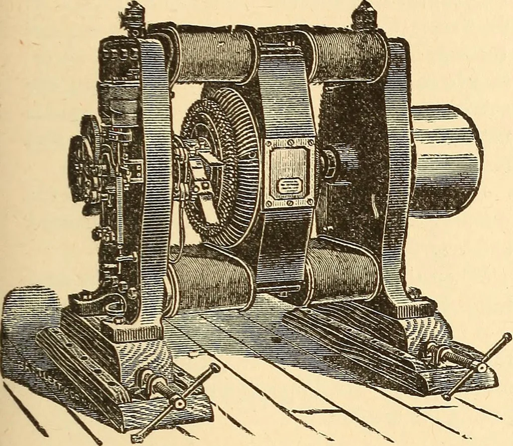 An illustration from A dictionary of electrical words, terms and phrases, 1896, leaf 343