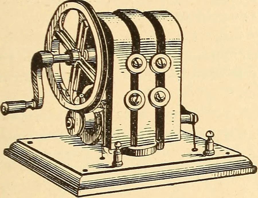 An illustration from A dictionary of electrical words, terms and phrases, 1896, leaf 347