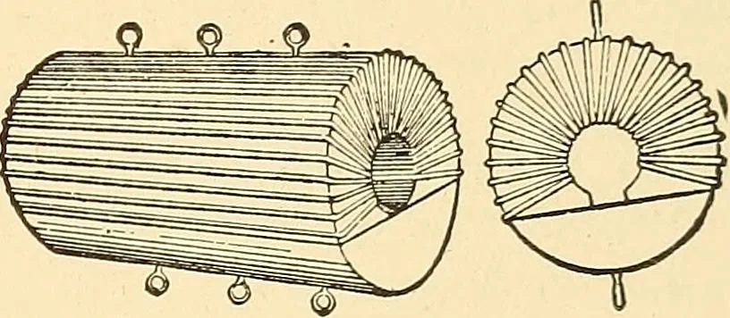 An illustration from A dictionary of electrical words, terms and phrases, 1896, leaf 351