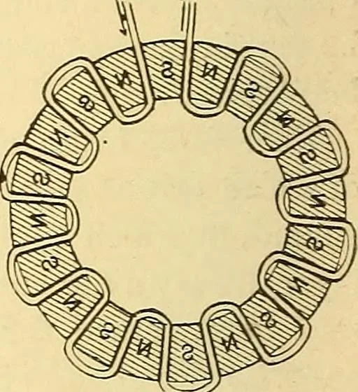 An illustration from A dictionary of electrical words, terms and phrases, 1896, leaf 352