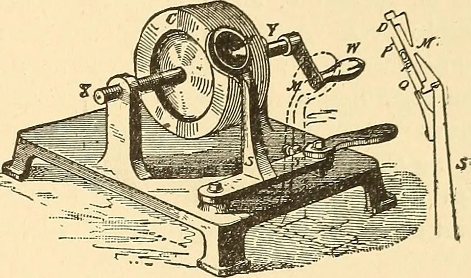 An illustration from A dictionary of electrical words, terms and phrases, 1896, leaf 407