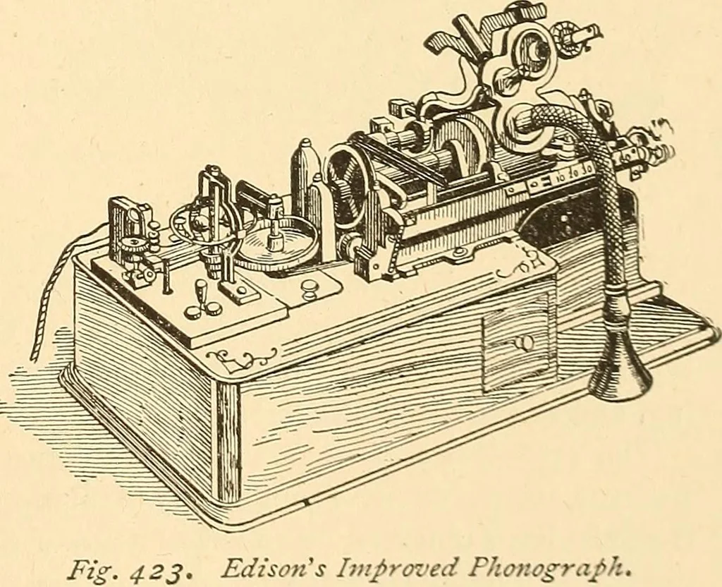 An illustration from A dictionary of electrical words, terms and phrases, 1896, leaf 407