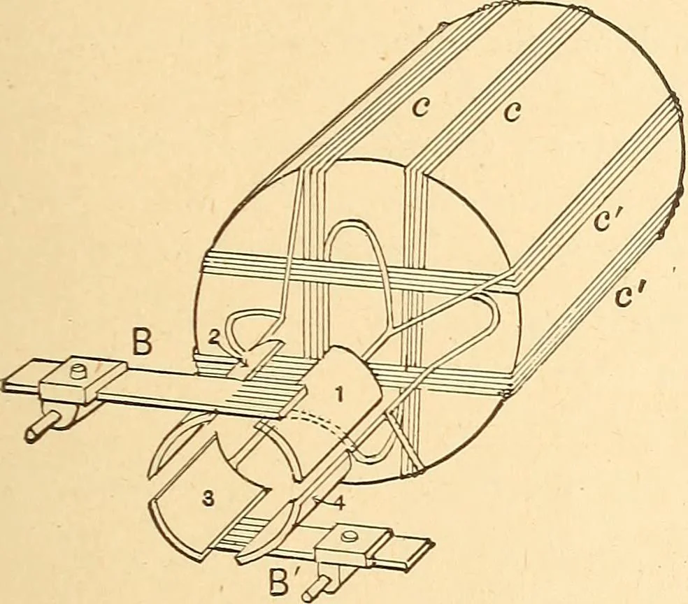 An illustration from A dictionary of electrical words, terms and phrases, 1896, leaf 41