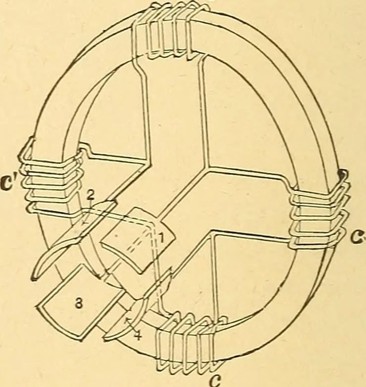 An illustration from A dictionary of electrical words, terms and phrases, 1896, leaf 42