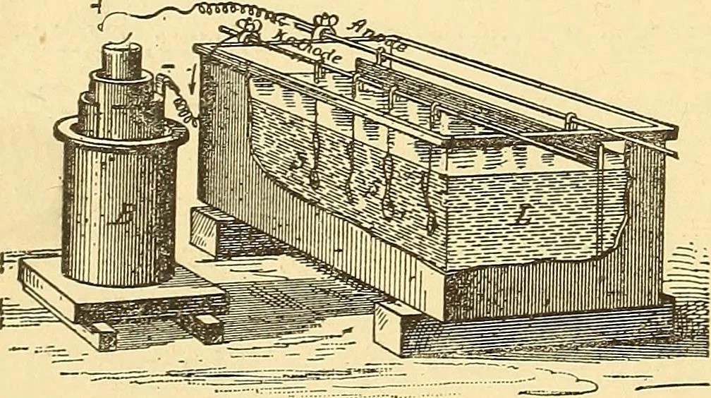 An illustration from A dictionary of electrical words, terms and phrases, 1896, leaf 420