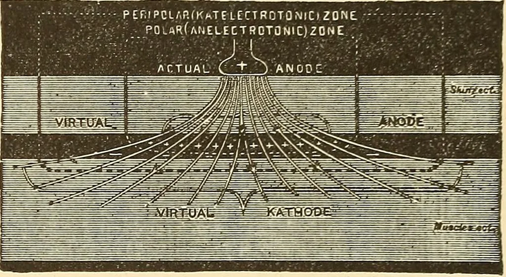 An illustration from A dictionary of electrical words, terms and phrases, 1896, leaf 451