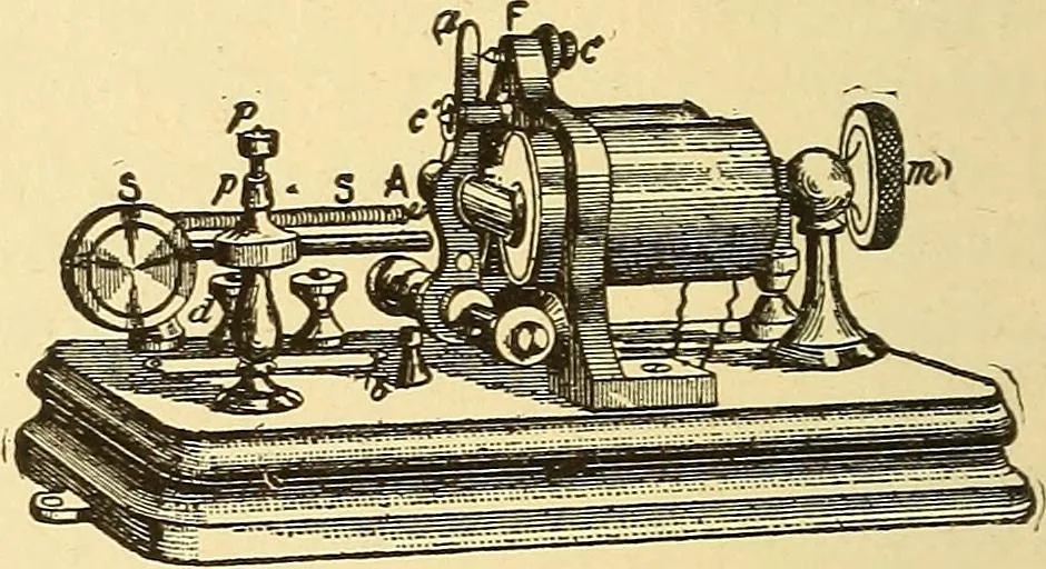 An illustration from A dictionary of electrical words, terms and phrases, 1896, leaf 458