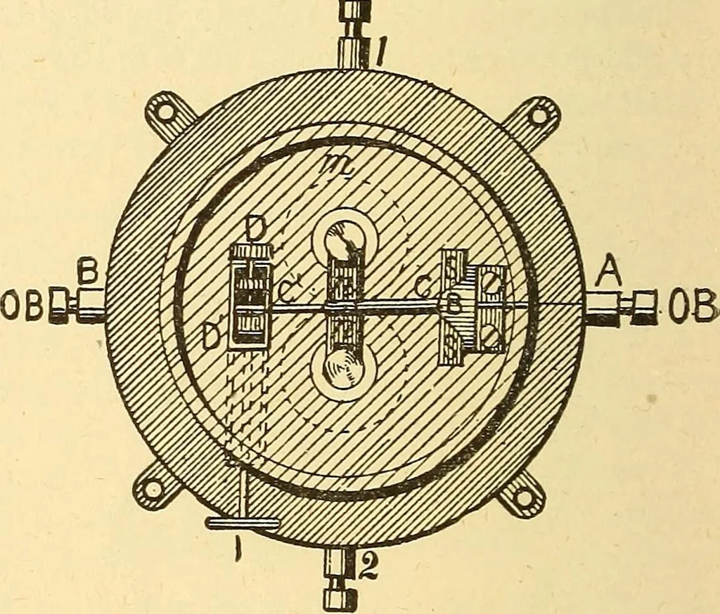 An illustration from A dictionary of electrical words, terms and phrases, 1896, leaf 460