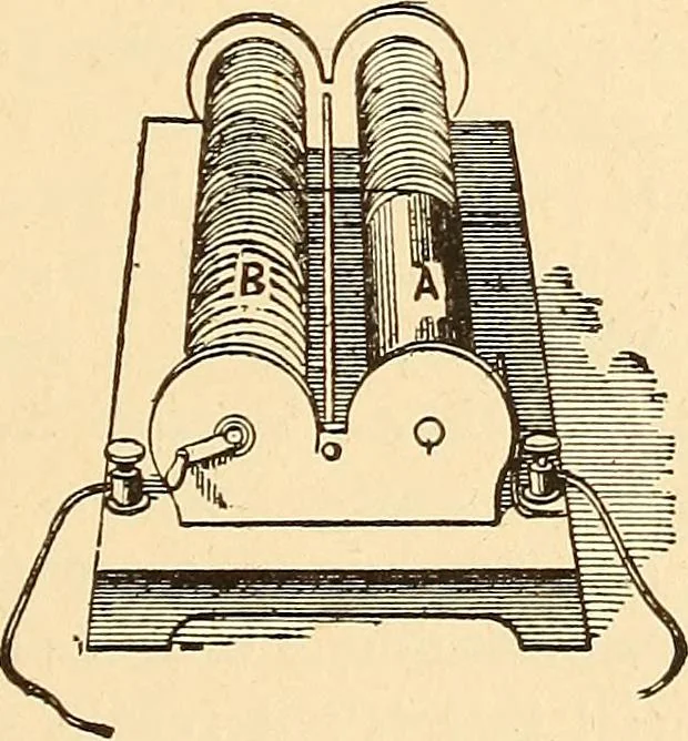 An illustration from A dictionary of electrical words, terms and phrases, 1896, leaf 473
