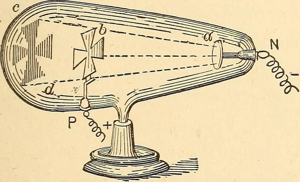 An illustration from A dictionary of electrical words, terms and phrases, 1896, leaf 485
