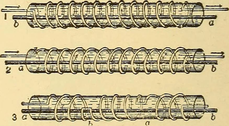 An illustration from A dictionary of electrical words, terms and phrases, 1896, leaf 492