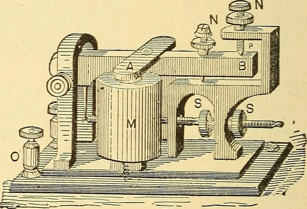 An illustration from A dictionary of electrical words, terms and phrases, 1896, leaf 494