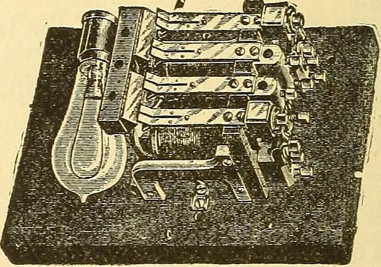 An illustration from A dictionary of electrical words, terms and phrases, 1896, leaf 510