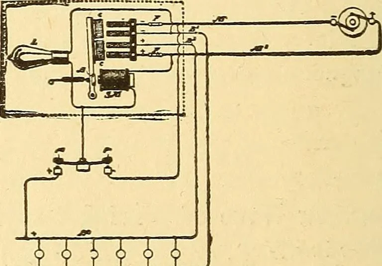 An illustration from A dictionary of electrical words, terms and phrases, 1896, leaf 510