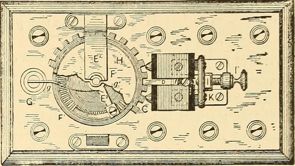 An illustration from A dictionary of electrical words, terms and phrases, 1896, leaf 529