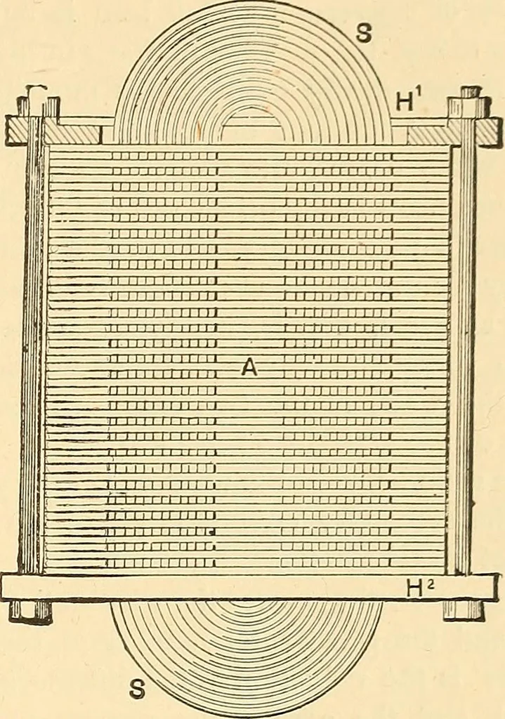 An illustration from A dictionary of electrical words, terms and phrases, 1896, leaf 541
