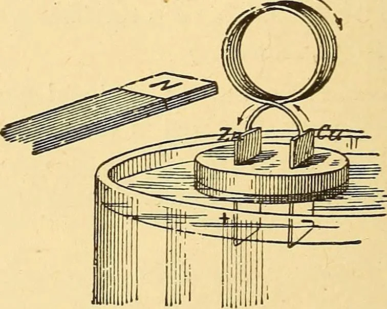 An illustration from A dictionary of electrical words, terms and phrases, 1896, leaf 56