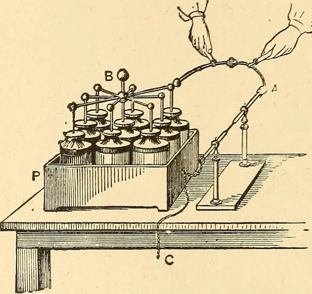 An illustration from A dictionary of electrical words, terms and phrases, 1896, leaf 57