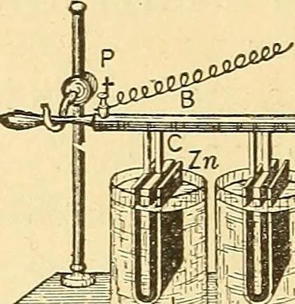 An illustration from A dictionary of electrical words, terms and phrases, 1896, leaf 58
