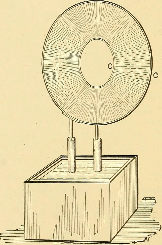 An illustration from A dictionary of electrical words, terms and phrases, 1896, leaf 608