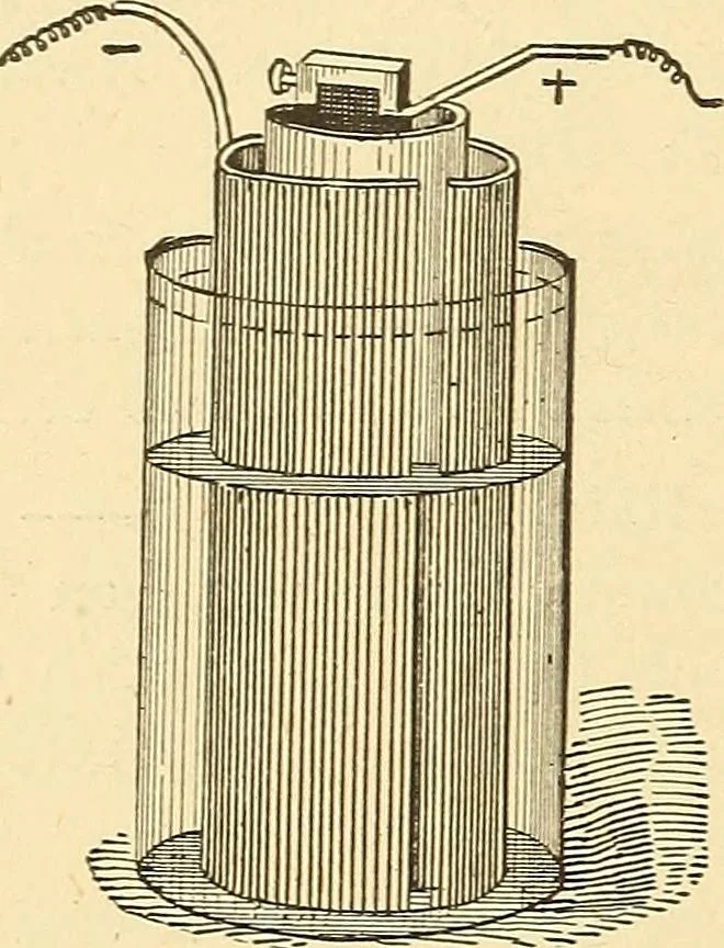 An illustration from A dictionary of electrical words, terms and phrases, 1896, leaf 96