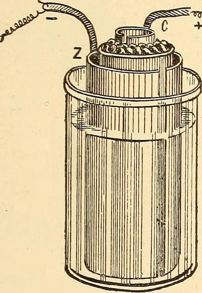 An illustration from A dictionary of electrical words, terms and phrases, 1896, leaf 97