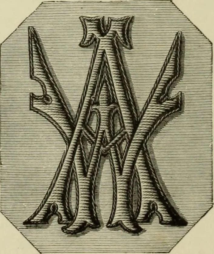 An illustration from The dictionary of needlework : an encyclopaedia of artistic, plain, and fancy needlework dealing fully with the details of all the stitches employed, the method of working, the materials used, the meaning of technical terms, and, where necessary, tracing the origin and history of the various works described, 1882, leaf 104