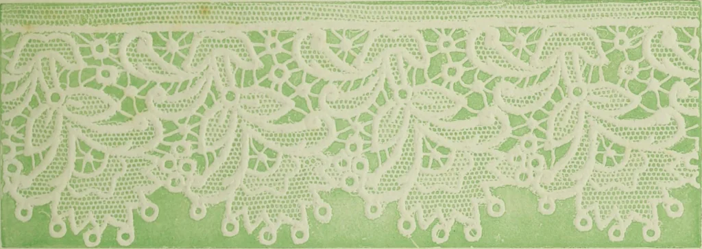 An illustration from The dictionary of needlework : an encyclopaedia of artistic, plain, and fancy needlework dealing fully with the details of all the stitches employed, the method of working, the materials used, the meaning of technical terms, and, where necessary, tracing the origin and history of the various works described, 1882, leaf 111