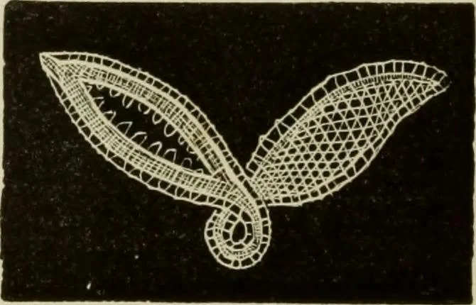 An illustration from The dictionary of needlework : an encyclopaedia of artistic, plain, and fancy needlework dealing fully with the details of all the stitches employed, the method of working, the materials used, the meaning of technical terms, and, where necessary, tracing the origin and history of the various works described, 1882, leaf 114