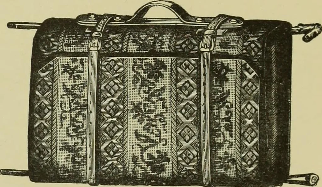 An illustration from The dictionary of needlework : an encyclopaedia of artistic, plain, and fancy needlework dealing fully with the details of all the stitches employed, the method of working, the materials used, the meaning of technical terms, and, where necessary, tracing the origin and history of the various works described, 1882, leaf 131
