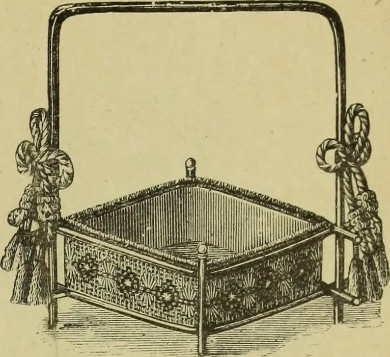 An illustration from The dictionary of needlework : an encyclopaedia of artistic, plain, and fancy needlework dealing fully with the details of all the stitches employed, the method of working, the materials used, the meaning of technical terms, and, where necessary, tracing the origin and history of the various works described, 1882, leaf 135