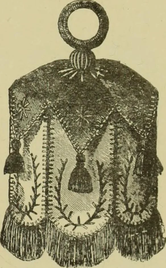 An illustration from The dictionary of needlework : an encyclopaedia of artistic, plain, and fancy needlework dealing fully with the details of all the stitches employed, the method of working, the materials used, the meaning of technical terms, and, where necessary, tracing the origin and history of the various works described, 1882, leaf 139