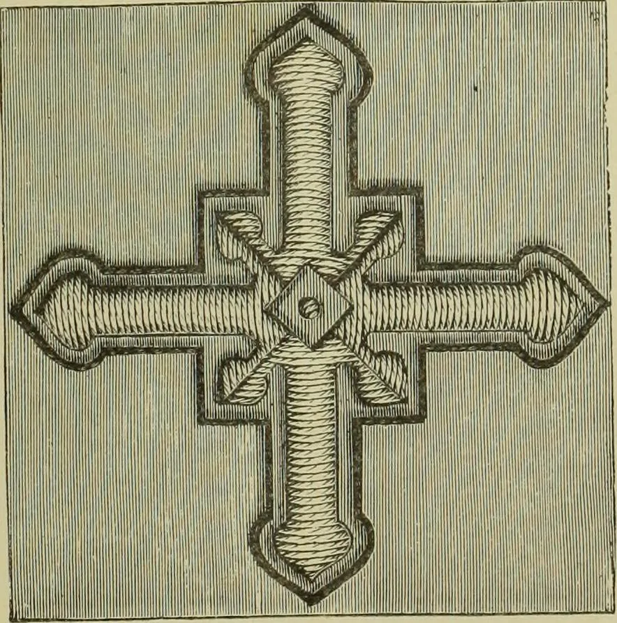 An illustration from The dictionary of needlework : an encyclopaedia of artistic, plain, and fancy needlework dealing fully with the details of all the stitches employed, the method of working, the materials used, the meaning of technical terms, and, where necessary, tracing the origin and history of the various works described, 1882, leaf 157