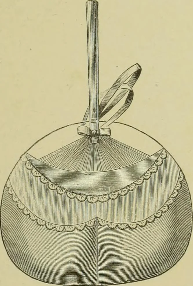 An illustration from The dictionary of needlework : an encyclopaedia of artistic, plain, and fancy needlework dealing fully with the details of all the stitches employed, the method of working, the materials used, the meaning of technical terms, and, where necessary, tracing the origin and history of the various works described, 1882, leaf 159