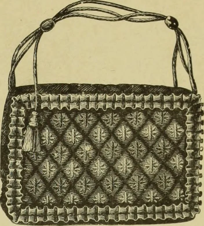 An illustration from The dictionary of needlework : an encyclopaedia of artistic, plain, and fancy needlework dealing fully with the details of all the stitches employed, the method of working, the materials used, the meaning of technical terms, and, where necessary, tracing the origin and history of the various works described, 1882, leaf 165