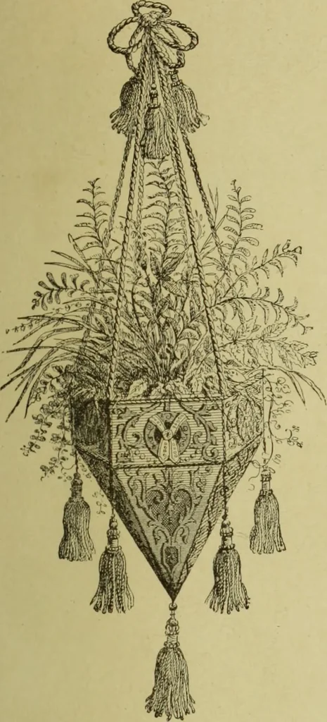 An illustration from The dictionary of needlework : an encyclopaedia of artistic, plain, and fancy needlework dealing fully with the details of all the stitches employed, the method of working, the materials used, the meaning of technical terms, and, where necessary, tracing the origin and history of the various works described, 1882, leaf 167