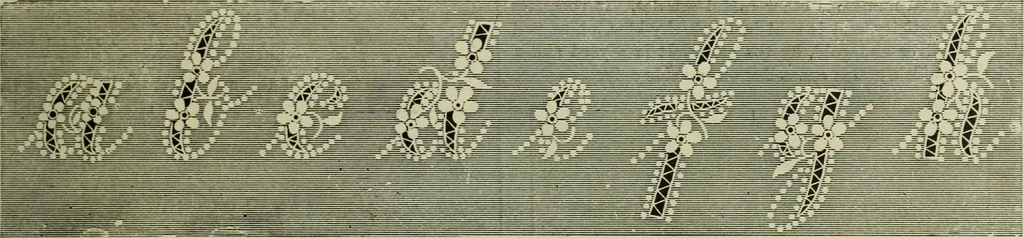 An illustration from The dictionary of needlework : an encyclopaedia of artistic, plain, and fancy needlework dealing fully with the details of all the stitches employed, the method of working, the materials used, the meaning of technical terms, and, where necessary, tracing the origin and history of the various works described, 1882, leaf 17