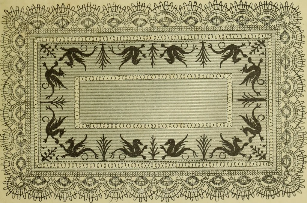 An illustration from The dictionary of needlework : an encyclopaedia of artistic, plain, and fancy needlework dealing fully with the details of all the stitches employed, the method of working, the materials used, the meaning of technical terms, and, where necessary, tracing the origin and history of the various works described, 1882, leaf 171